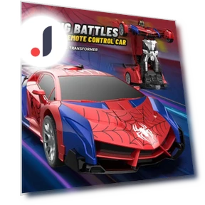 Mini 2-in-1 RC Car Robot Transformer — Interactive Figures & Robots, GYROBALL