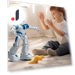 Programmable Dancing Robot with LED Eyes — Interactive Figures & Robots, Vogue Wardrobe
