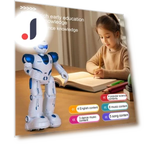 Programmable Dancing Robot with LED Eyes — Interactive Figures & Robots, Fashion Accessory