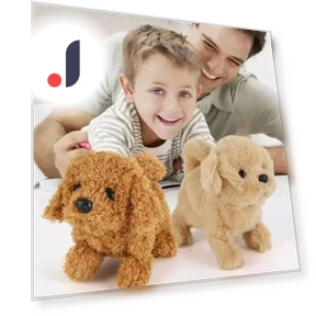 Realistic Plush Smart Dog Toy — Interactive, HIMO Group