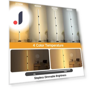 Smart LED Corner Floor Lamp — Standing Lights, Build My Home