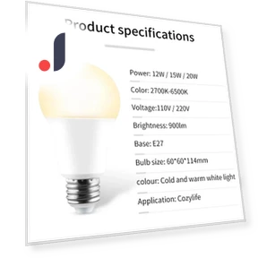 Smart LED Light Bulb — LED, Rainbow Rain