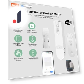 Smart Remote Electric Motorized Blinds Kit — Smart Home Hubs & Controllers, Build My Home