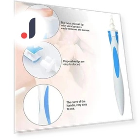 Smart Silicone Rotating Ear Cleaning Tool — Syringes, Wrigleys