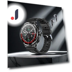 Smart Watch with NFC and Wireless Headphones — Smartwatches, Epingmail1688