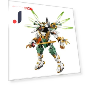 Technical Lloyd Titan Mechanical Warrior Robot Building Blocks — Construction Kits, DURUOB