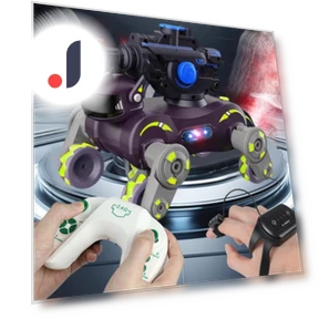Trick Remote Control Mechanical Dog-Car with Light Music — Interactive Animal Companions, Vogue Wardrobe