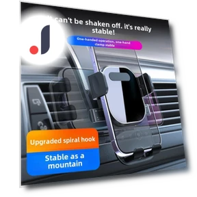 Universal Phone Holder with Auto Lock — Dashboard Installation Kits, Smarter than future