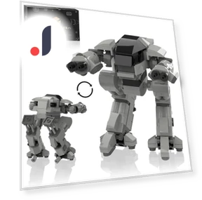 Warrior Robot Building Blocks Set — Construction Kits, Focus on toys
