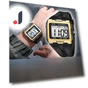 Waterproof Digital Sports Watch — Active Timepieces, AI Supermarket