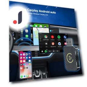 Wireless Carplay and Android Auto AI Box Adapter — Stereo Receivers, Auto Launcher