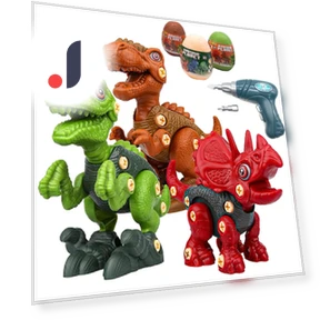 Dinosaur Assembly Electric Drill with Role Play — Pretend Play, TOKYO selection