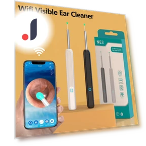 Ear Cleaner with Camera and LED Light — Syringes, Men Women Necklaces Supermarket
