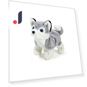 Electric Realistic Plush Dog — Interactive, DIYelecs