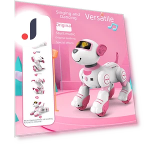 Interactive Singing and Dancing Robot Dog Toy — Interactive Animal Companions, StrideBox