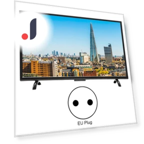 Large Curved Smart 4K HDR HD TV — Television, OutsideWorld