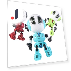Mini Robot with Flashing LED Light — Interactive Learning Devices, OLY