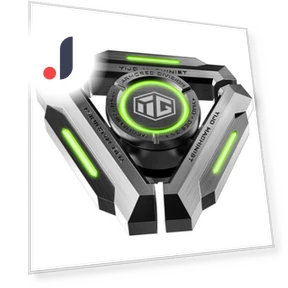 Smart Black Technology Fidget Spinner — Stress Relievers, Toys-Glory Fourall