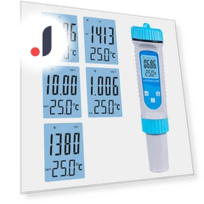 Smart BT 6 in 1 Water Tester — Test Kits & Thermometers, Koogeelife