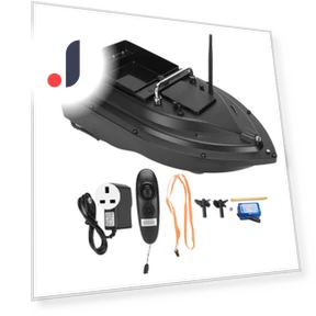 Smart Radio-Controlled Fishing Bait Boat with LED Lighting — GPS Accessories, OutsideWorld