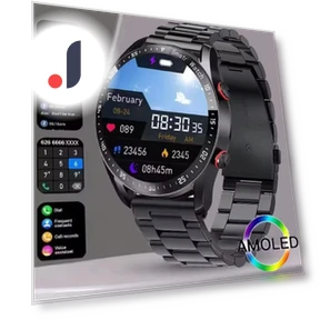 Smart Watch with AMOLED Display — Smartwatches, 3CC Smart Watch