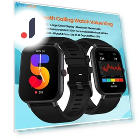 Smart Watch with Bluetooth Calling and Health Monitoring — Smartwatches, Tiktop2