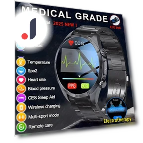Smart Watch with ECG+PPG and Uric Acid Monitoring — Wearable Accessories, Zodvboz