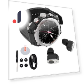 Smart Watch with Headphones — Smartwatches, TOMTOP JMS