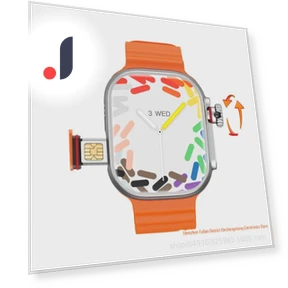 Smart Watch with Rotating Camera and Phone Functions — Wearable Accessories, StrideBox