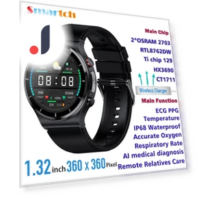 Smart Watch with Wireless Charging — Smartwatches, Tiktop2