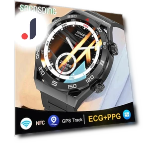 Smartwatch with ECG+PPG, Bluetooth Calls, GPS Tracker — Smartwatches, Tiktop2