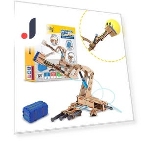 Water Operated Robot Crane Craft Kit — Educational, TOKYO selection