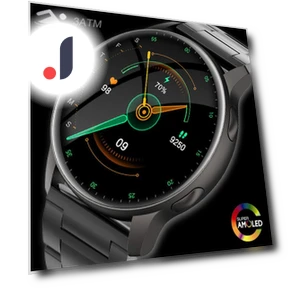 Waterproof Smartwatch with Always-On AMOLED Display — Smartwatches, Tiktop2