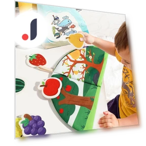 3D Touch Interactive Fabric Book — Infant & Early Childhood Playthings, Picture Hung