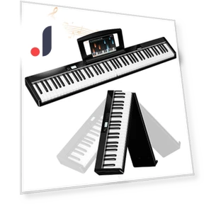 Electronic 88 Key Foldable Touch Keyboard — Portable Keyboards, Kayomart
