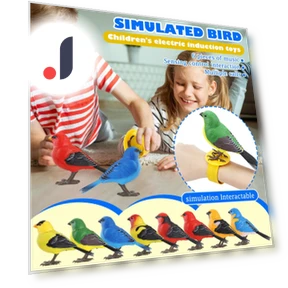 Fun Voice and Light Controlled Bird Imitation Toy — Interactive Animal Companions, Diamonds22