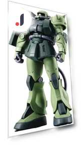 Mobile Suit Gundam 08th MS Platoon Ground Type Zaku II JC Type Action Figure — Figure, TAMASHII NATIONS