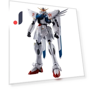 Mobile Suit Gundam F91 Gundam F91 Painted Movable Figure — Heroic Collectibles, TAMASHII NATIONS