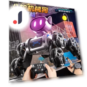 Radio-controlled Mechanical Dog Trick Drift Car — Remote Control Cars, HUI NA TOYS