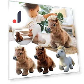 Realistic Robot Pony — Interactive Animal Companions, Happy Camp