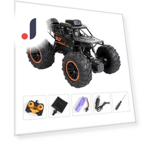 Remote Control Car with Wi-Fi Camera — Remote Control Cars, Titanium
