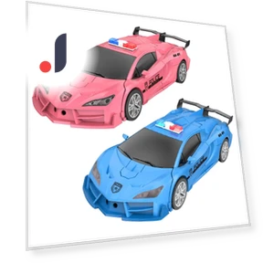 Remote Control Transforming Robot Car — Interactive Figures & Robots, KOBE777