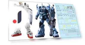 Robot MS Yukisha Detail Up Water Transfer Decal — Watercraft, GOALMART