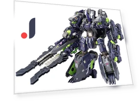 Shadow Tiger Robot Build RB-11 TITANK Model Kit — Airplane & Jet, Wave