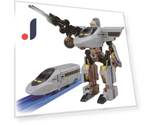 Shinkansen Transforming Robot Shinkalion 700 Hikari Rail Star — Toy Vehicles, Tomy