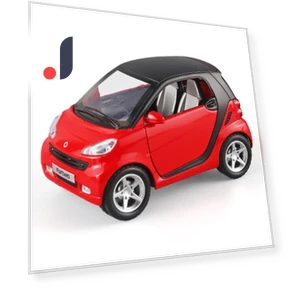 Smart Alloy Car Model with Sound and Light — Miniature Vehicles, Alloy Cars