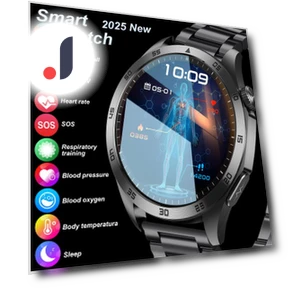 Smart Watch with ECG+PPG, Blood Pressure, Blood Oxygen, Body Temperature Monitoring — Smartwatches, SACOSDING