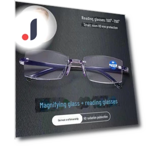Smart Zoom Reading Glasses — Smart Glasses, AI Supermarket