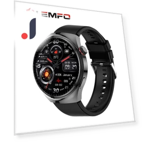 Smartwatch with Bluetooth Calls & Heart Rate Monitoring — Smartwatches, LEMFO