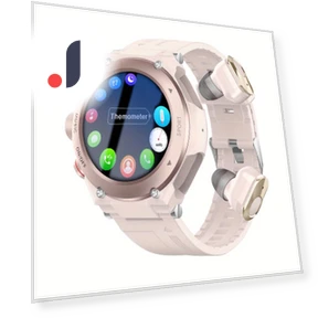 Smartwatch with Earbuds — Wearable Accessories, Rainbuvvy